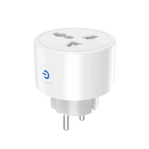 Smart WiFi Plug with Universal Socket (EU Plug) 16A | App & Voice Control